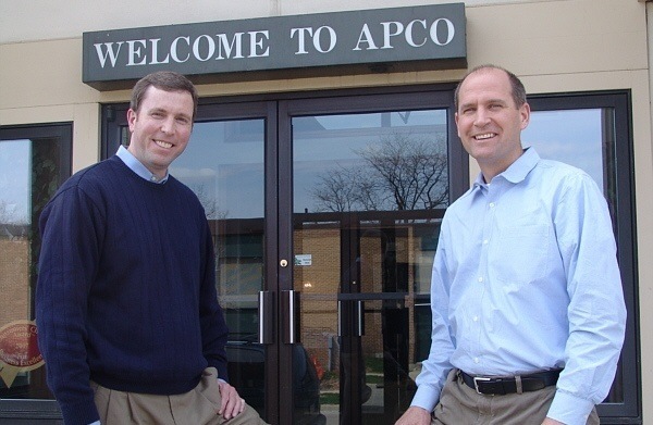 APCO is a Columbus, Ohio family business. Shown above are Bill Clarkin Jr. and Mark Mason (brothers-in-law.)