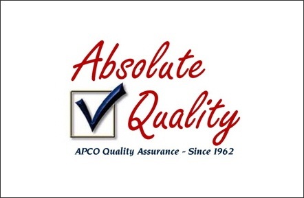 APCO quality means ABSOLUTE quality...for every customer, every project.