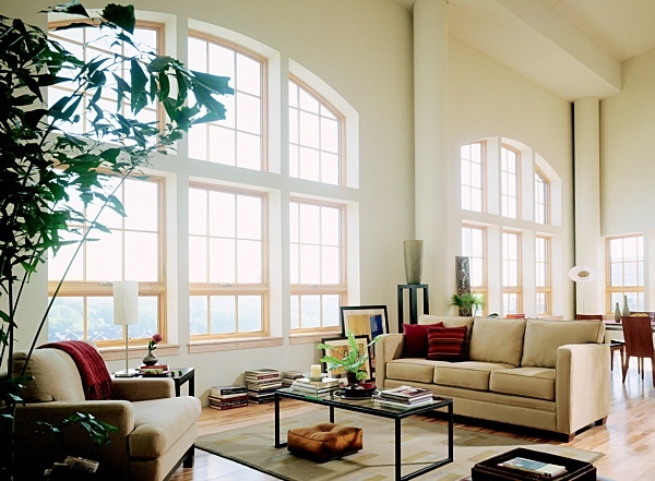 Bring your favorite room to life with custom wood clad windows by Marvin and APCO.