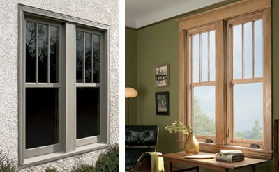 Colonial casement windows look like double hung windows.