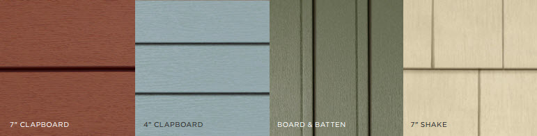 celect siding options clapboard shake board and batten