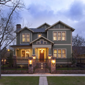 home with hardieboard siding installed